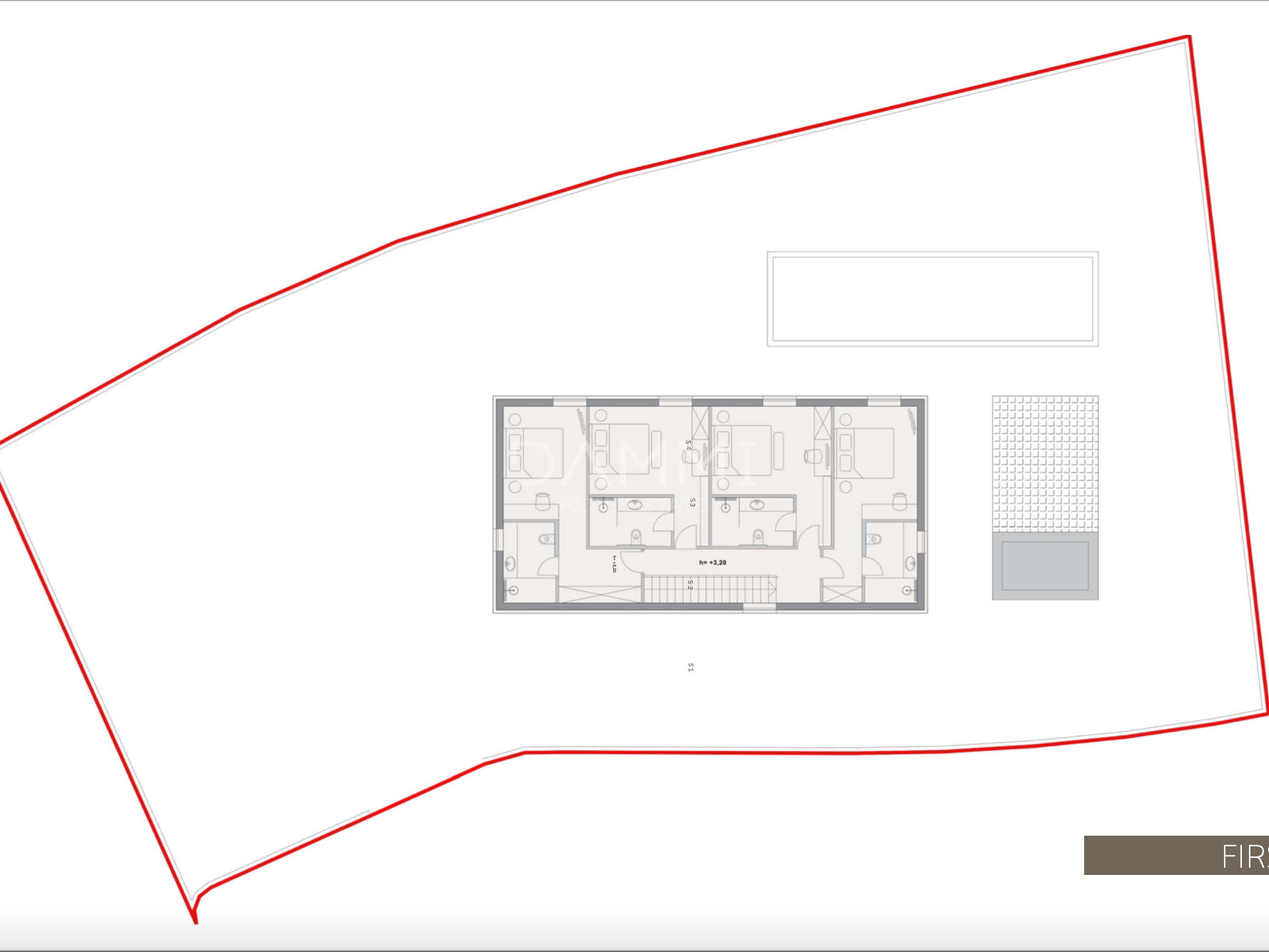 ISTRIA, OPRTALJ - Building plot with building permission and open view